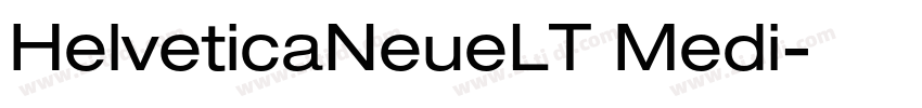 HelveticaNeueLT Medi字体转换